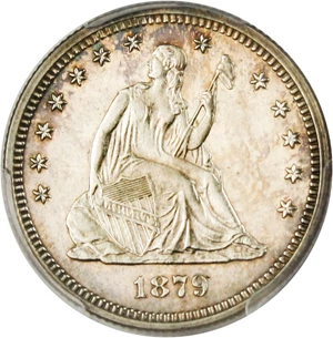 image for: 1879 25c PCGS Proof 64 CAM - No Reserve!