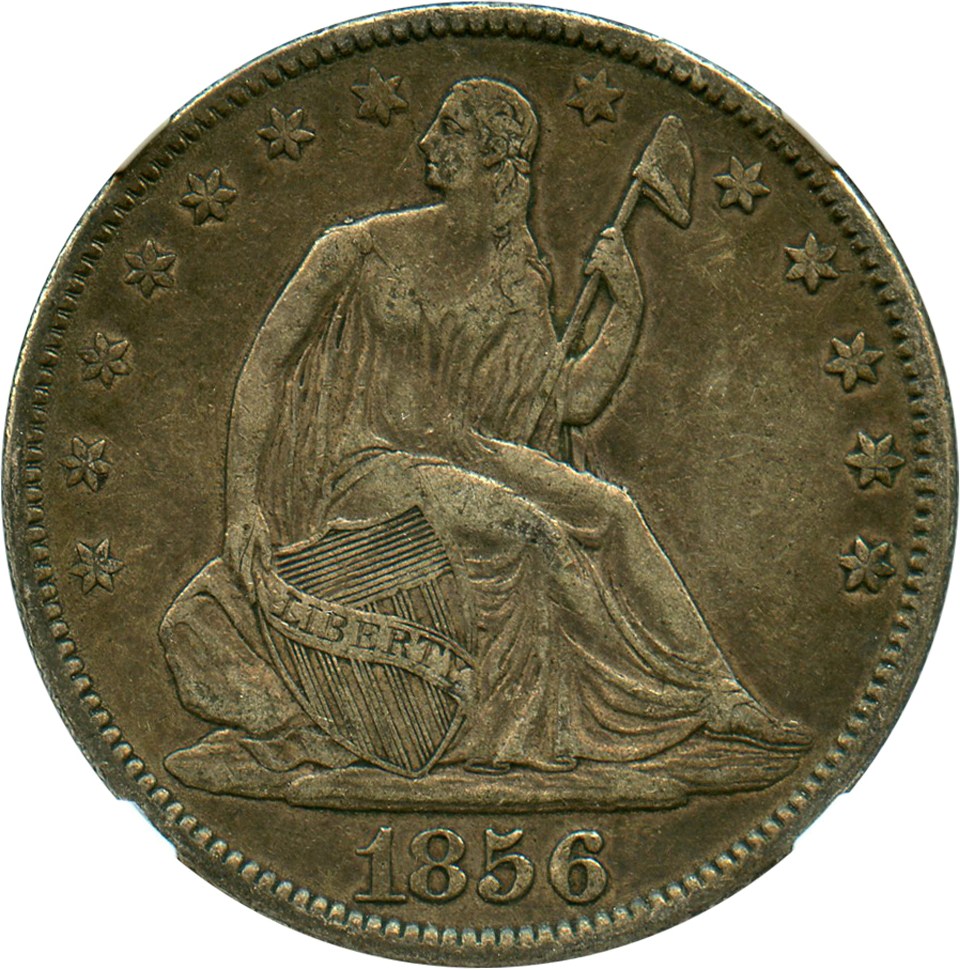 image for: 1856 50c NGC XF40