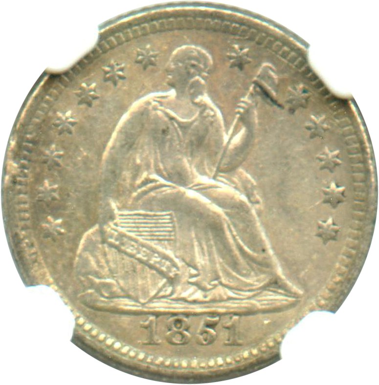 image for: 1851-O H10c NGC AU55