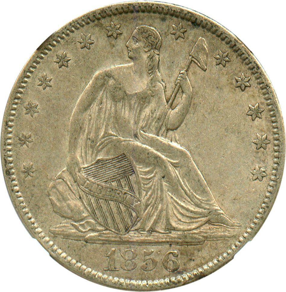 image for: 1856 50c NGC XF45