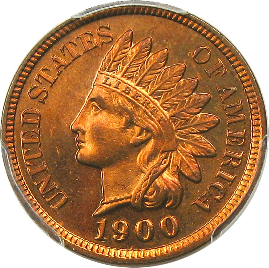 image for: 1900 1c PCGS/CAC Proof 64 RD