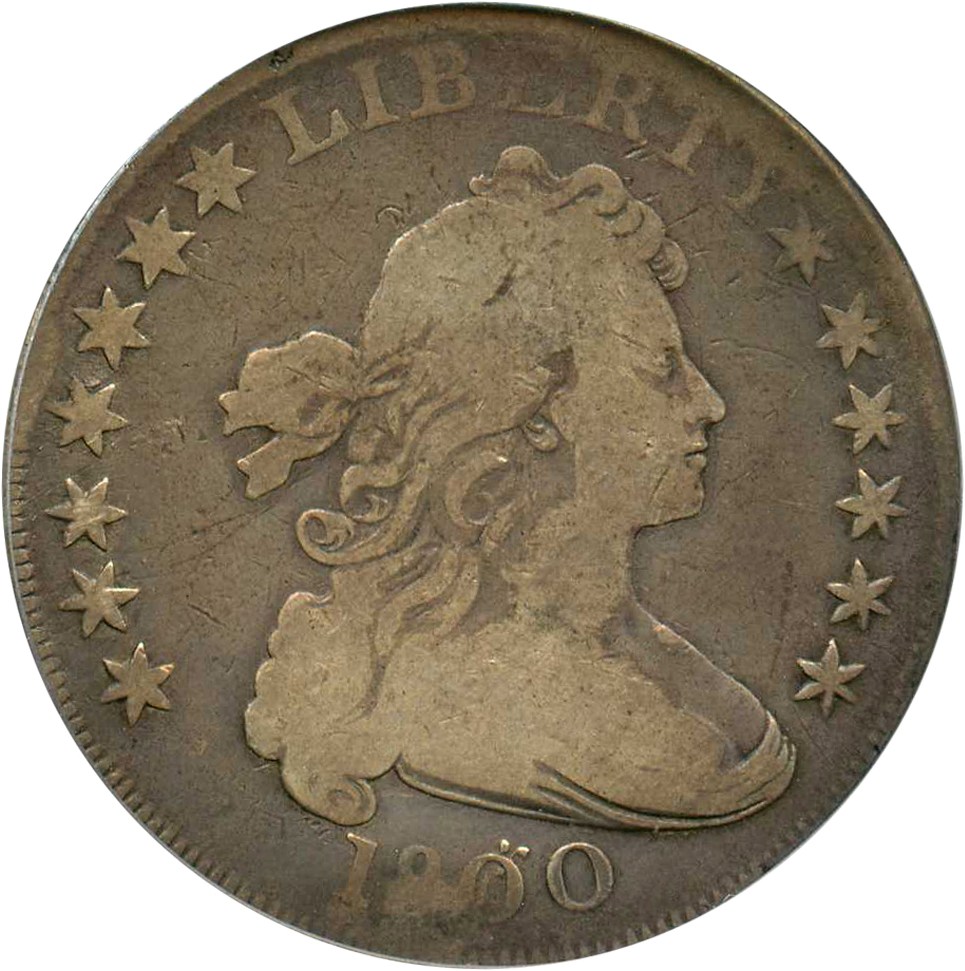 image for: 1800 $1 PCGS VG-8 (Dotted Date) Affordable Early Dollar