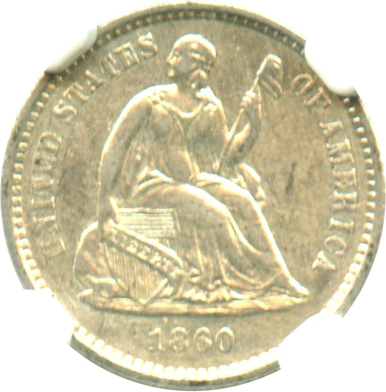 image for: 1860-O H10c NGC AU55