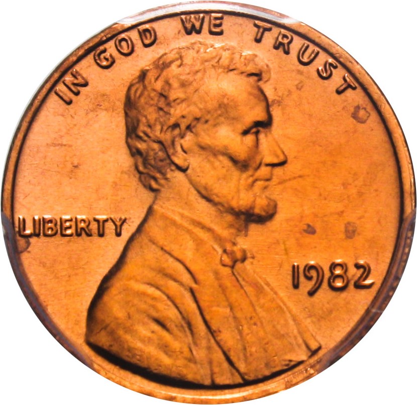 image for: 1982 1c PCGS MS66 RD (Bronze Large Date) - No Reserve!