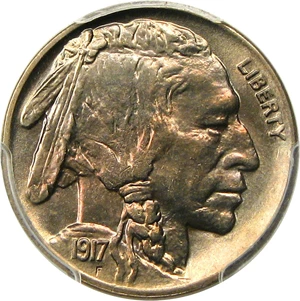 image for: 1917-D 5c PCGS MS66