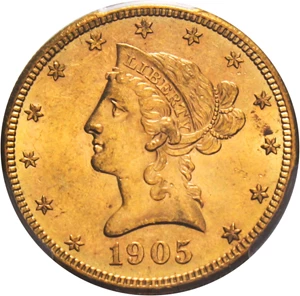 image for: 1905-S $10 PCGS MS62 - No Reserve!