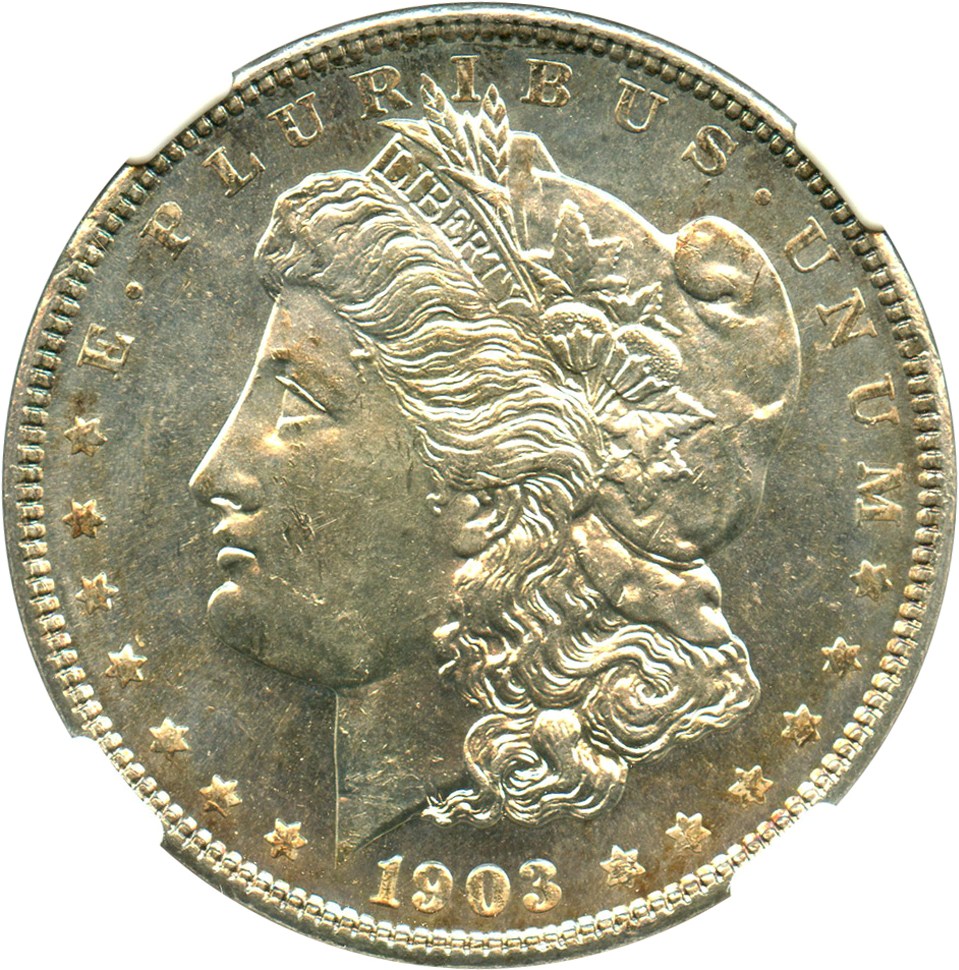 image for: 1903 $1 NGC MS63 PL