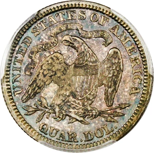 image for: 1890 25c PCGS Proof 65