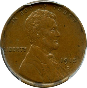 image for: 1915-D 1c PCGS AU55
