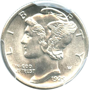 image for: 1929-S 10c PCGS MS66 FB