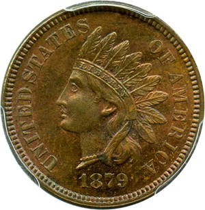 image for: 1879 1c PCGS MS65 RB