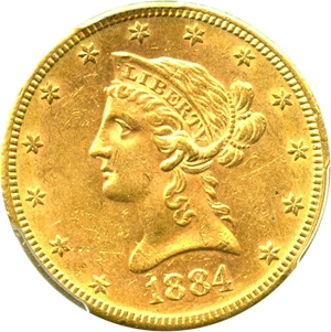 image for: 1884-S $10 PCGS MS61 - No Reserve!