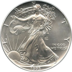 image for: 1993 Silver Eagle $1 PCGS MS69 - No Reserve!
