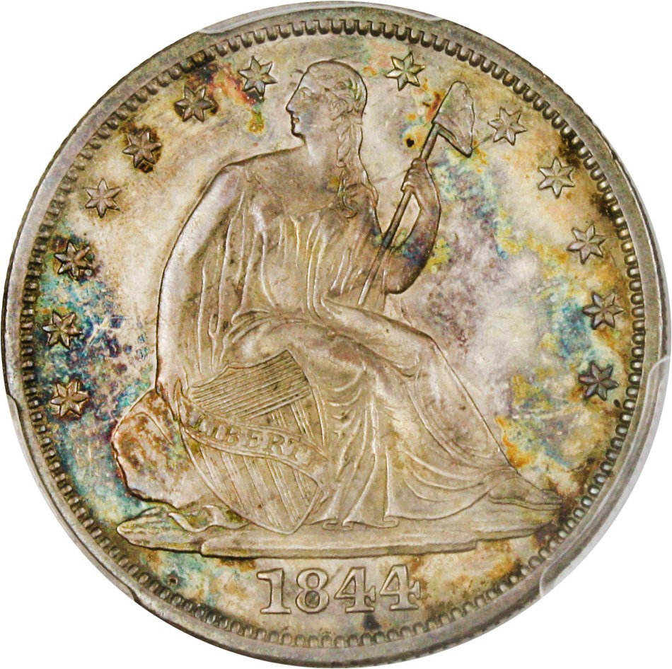 image for: 1844-O 50c PCGS AU58