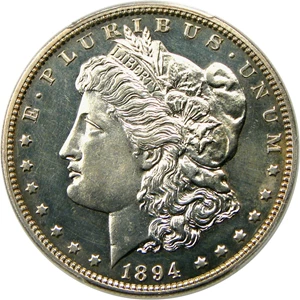 image for: 1894 $1 PCGS Proof 62 - Key Date Proof