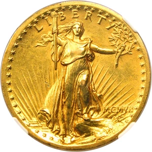 image for: 1907 High Relief $20 NGC Proof 62 (Flat Edge) Rarely Offered Proof