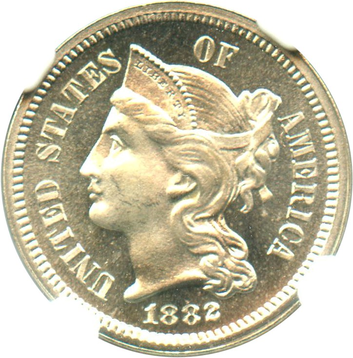 image for: 1882 3cN NGC Proof 66+ CAM