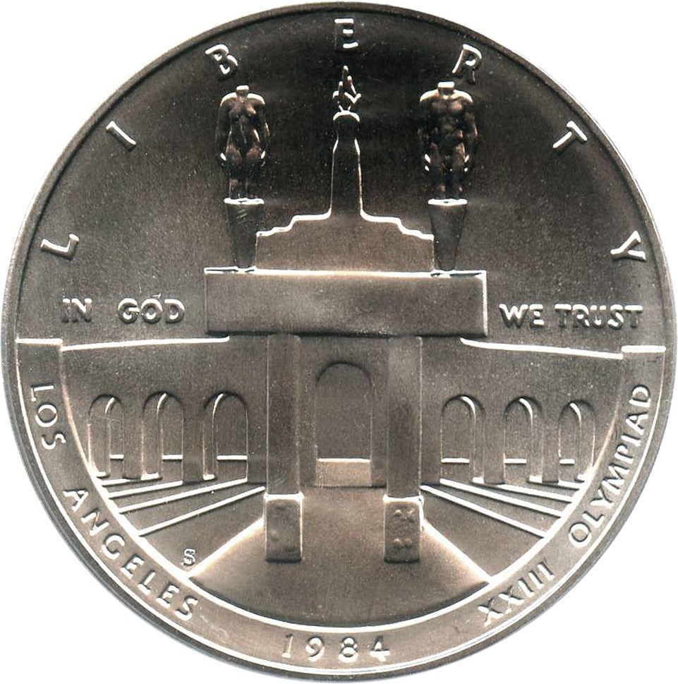 image for: 1984-S Olympic $1 PCGS MS69 - No Reserve!