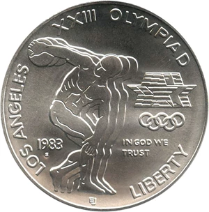 image for: 1983-S Olympic $1 PCGS MS69 - No Reserve!