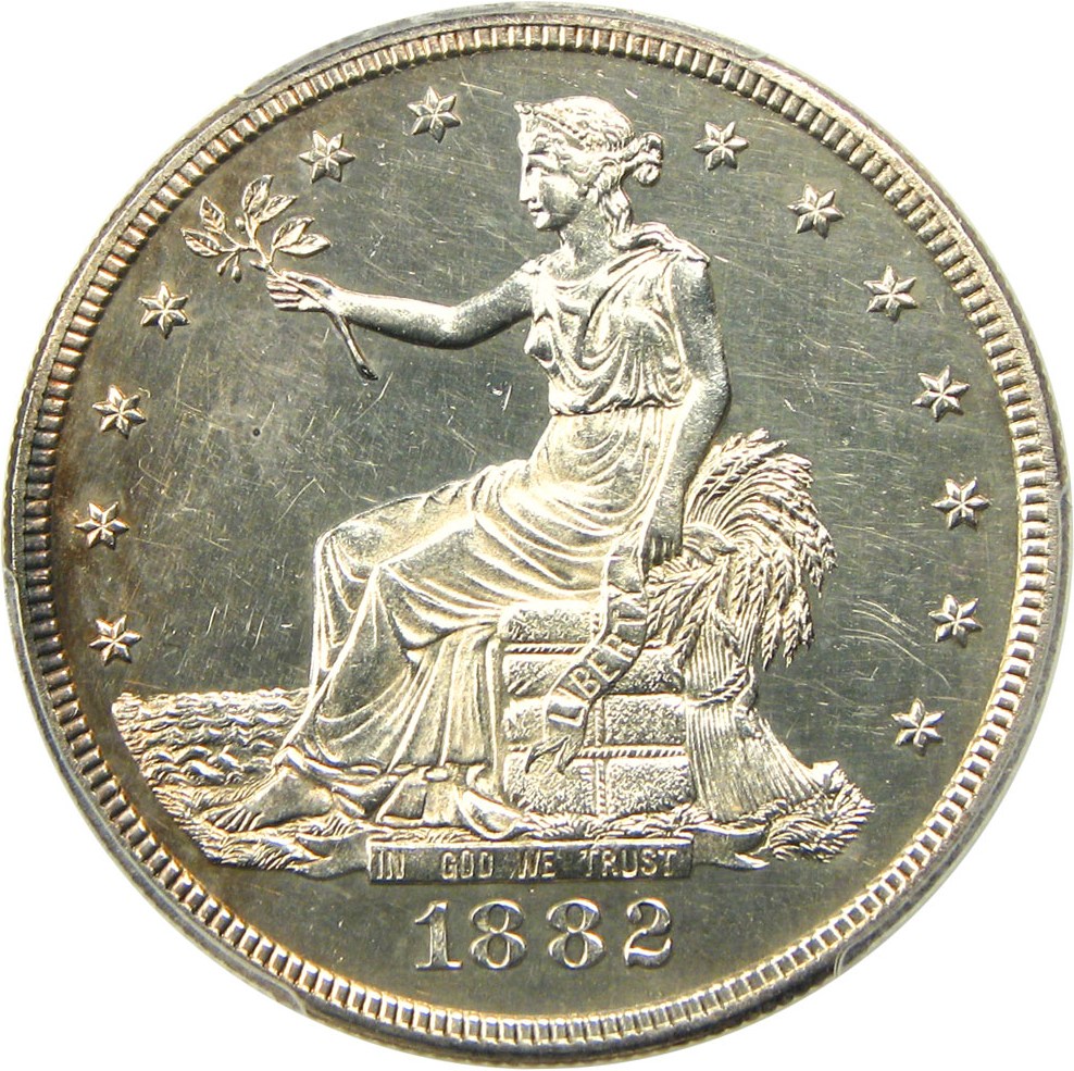 image for: 1882 Trade$ PCGS Proof 62 - Proof Only Issue