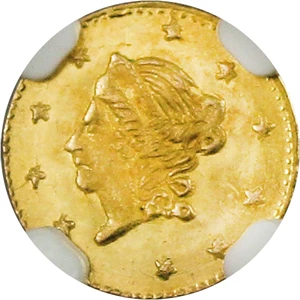 image for: California Gold: 1871 50c NGC MS65 (BG-1011)