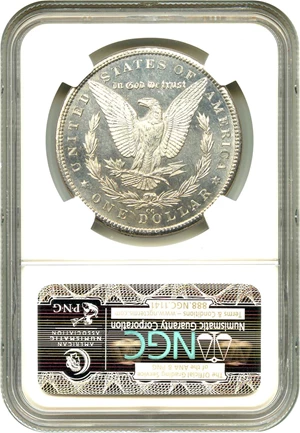 image for: 1890-CC $1 NGC MS65 PL - Key Prooflike Gem Carson City Morgan