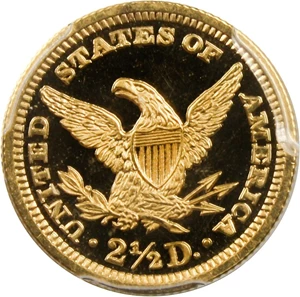 image for: 1906 $2 1/2 PCGS/CAC Proof 64 CAM - Desirable Proof Gold Coin