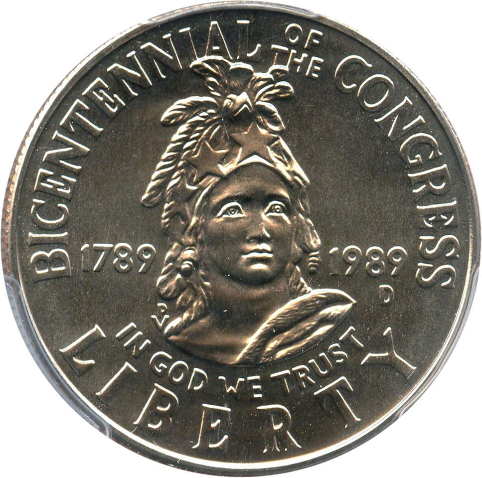image for: 1989-D Congress 50c PCGS MS69 - No Reserve!