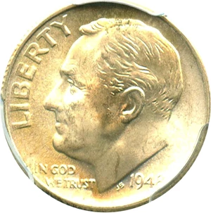 image for: 1948-S 10c PCGS MS66 FB