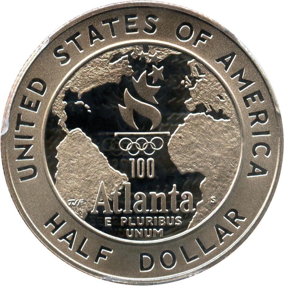 image for: 1995-S Olympic Baseball 50c PCGS Proof 69 DCAM - No Reserve!