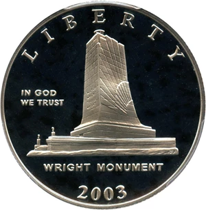 image for: 2003-P First Flight 50c PCGS Proof 69 DCAM - No Reserve!