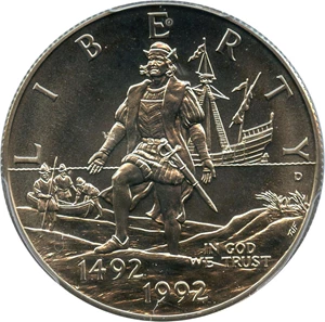 image for: 1992-D Columbus 50c PCGS MS69 - No Reserve!