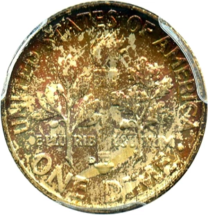 image for: 1951-D 10c PCGS MS65 FB - No Reserve!