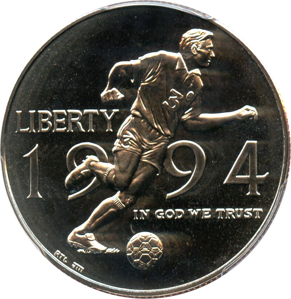 image for: 1994-D World Cup 50c PCGS MS69 - No Reserve!