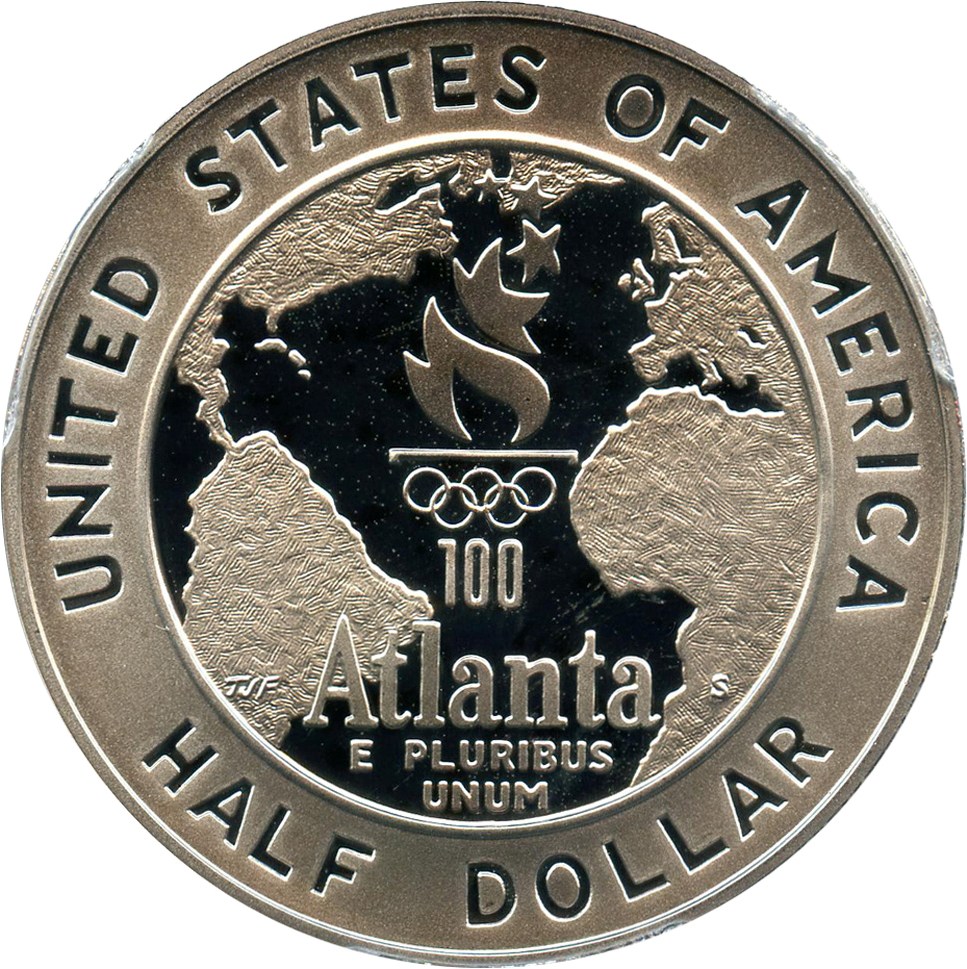 image for: 1995-S Olympic Baseball 50c PCGS Proof 69 DCAM - No Reserve!