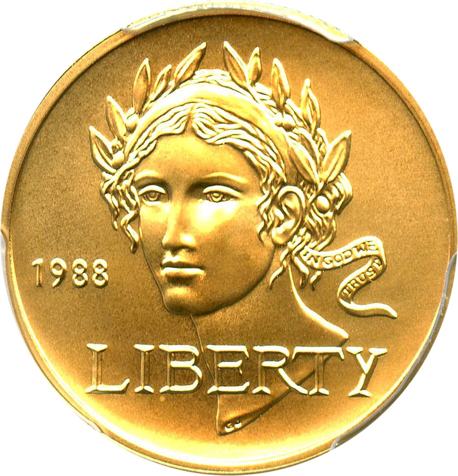 image for: 1988-W Olympic $5 PCGS MS69 - No Reserve!