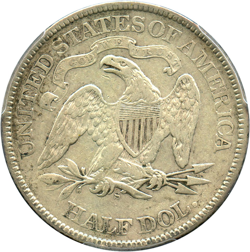 image for: 1873-S 50c PCGS VF30 (Arrows)