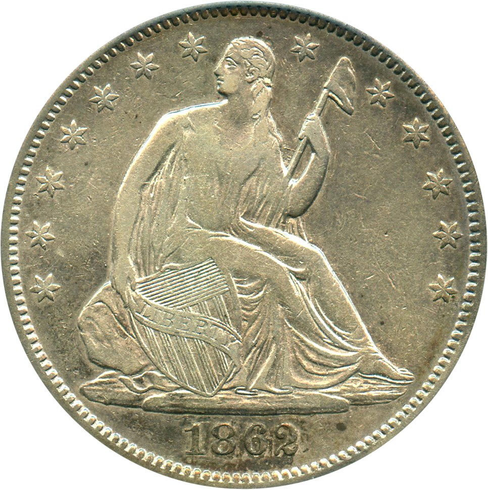 image for: 1862 50c PCGS VF25 - Civil War Era Issue