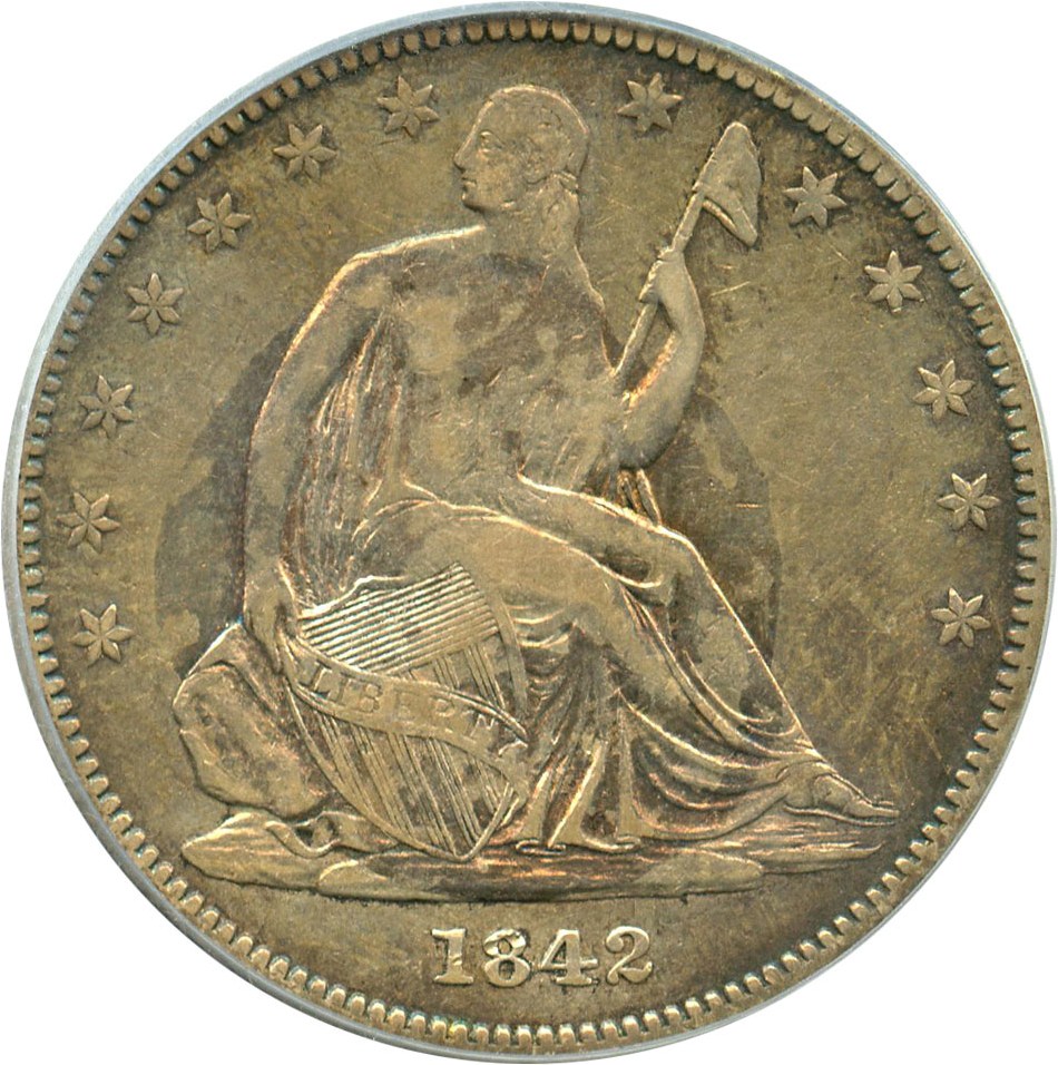 image for: 1842-O 50c PCGS VF20 (Reverse of 1839)