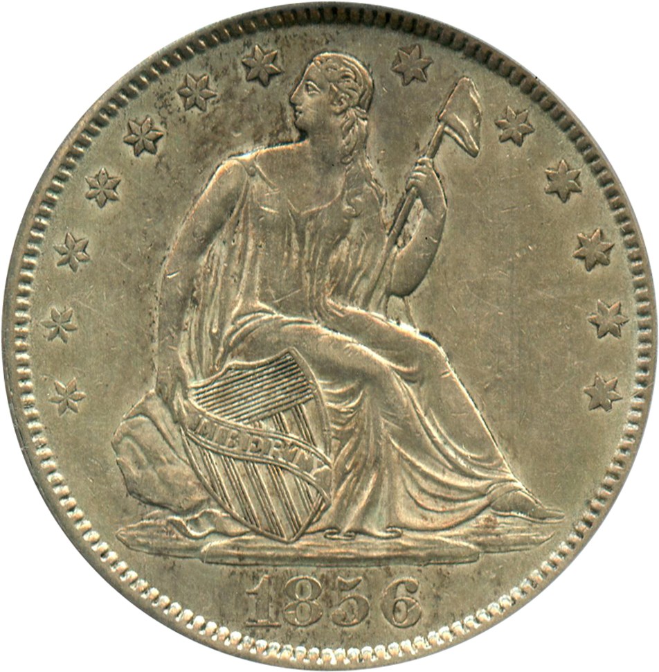 image for: 1856 50c PCGS XF45
