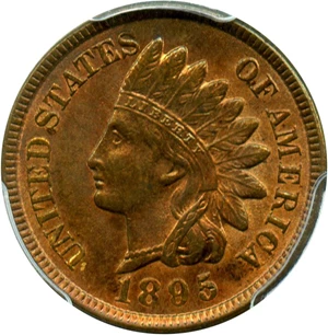 image for: 1895 1c PCGS MS64 RB - No Reserve!