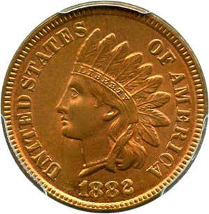 image for: 1882 1c PCGS MS64 RB - No Reserve!