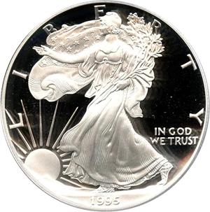 image for: 1995-P Silver Eagle $1 PCGS Proof 69 DCAM - No Reserve!