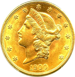 image for: 1900-S $20 PCGS MS61 - No Reserve!