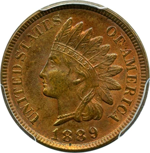 image for: 1889 1c PCGS MS64 RB - No Reserve!