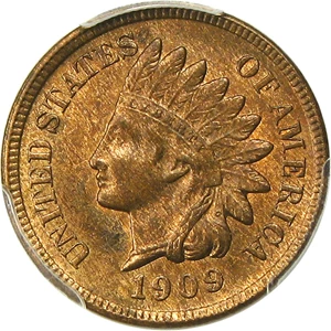 image for: 1909-S Indian 1c PCGS/CAC MS64 RB - Popular Key S-Mint