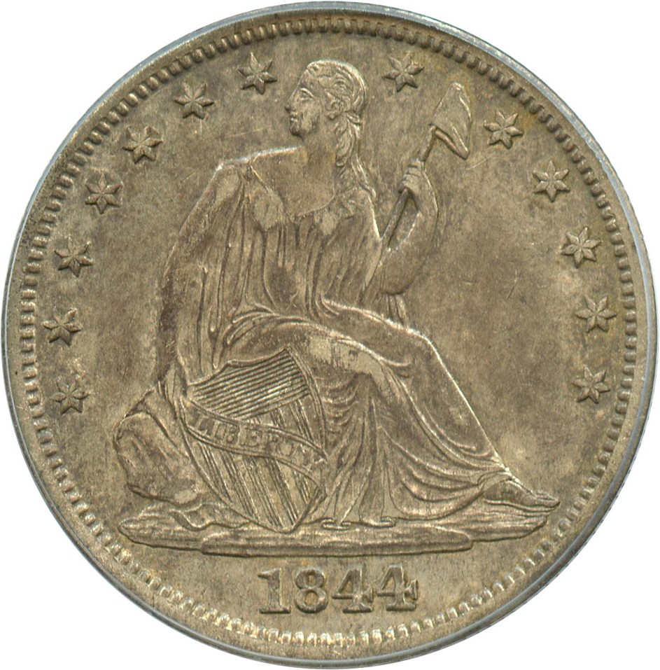 image for: 1844-O 50c PCGS AU50