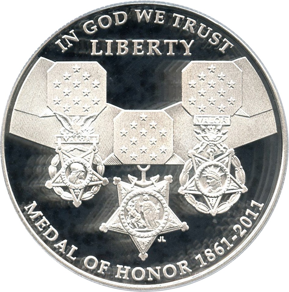 image for: 2011-P Medal of Honor $1 PCGS Proof 69 DCAM - No Reserve!