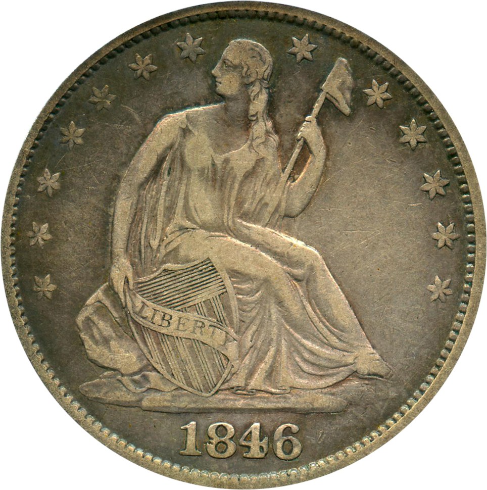 image for: 1846-O 50c PCGS VF35