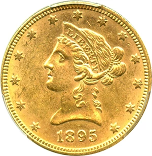image for: 1895 $10 PCGS MS62 - No Reserve!